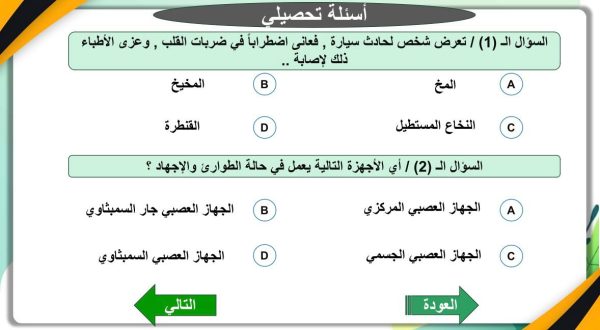 ⁦تنظيم الجهاز العصبي ( جديد )⁩ - الصورة ⁦6⁩