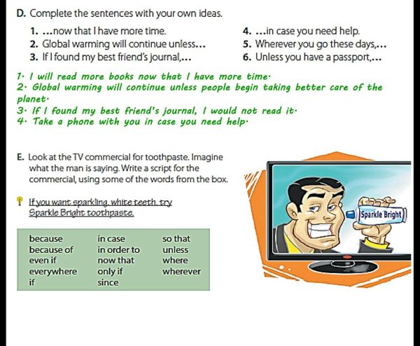 ⁦(  5 : Unit ) listen and discuss grammar , Pair Work , Grammar⁩ - الصورة ⁦4⁩